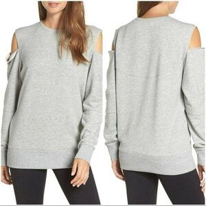 Zella Tear It Up Cold Shoulder Sweatshirt